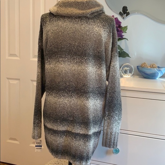 Style & Co Ombré Boucle Sweater Grey Combo XL - Picture 5 of 7